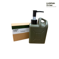 CAMPING FLYING & Needbeauty 尤加利精油驅蚊液 450ml 戶外露營適用 精油配方長效防蚊 附按壓分裝瓶, 1個