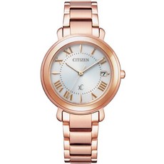 CITIZEN 星辰 xC光動能腕錶 玫瑰金 33mm 女錶 EO1202-57A