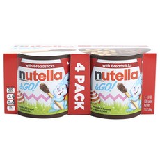 nutella 能多益 榛果巧克力沾醬餅乾杯, 4入, 52g