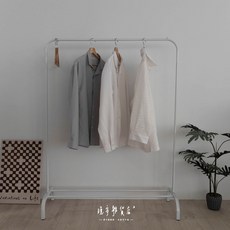 ins簡約落地曬衣架晾衣架置物架 租屋處必備傢俱 簡約風曬衣架, 白