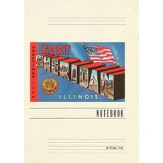 (英文圖書) Vintage Lined Notebook Greetings from Ft. Sheridan Illinois 平裝版, Found Image Press, 英文
