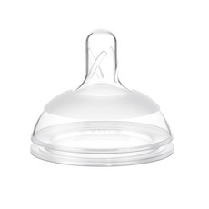 Playtex Naturalatch Comfort柔軟矽膠奶嘴, 2入, Medium階段(3個月以上)