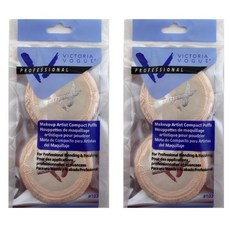 VICTORIA VOGUE 專業化妝粉撲, 4件, 混色
