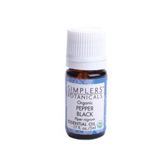 更簡單的植物精油胡椒黑, 1個, 5毫升