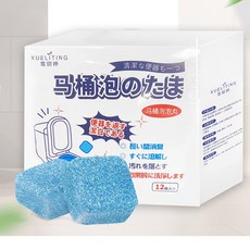 XUELITING 雪麗婷 馬桶泡騰片, 1盒(12入), 藍色