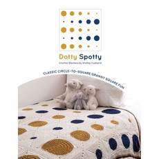 (英文圖書) Dotty Spotty Crochet Blankets: Classic Circle-to-Square Granny Square Fun 平裝版, Shelley Husband, 英文