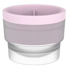 球型模具 - 食品級矽膠冰球模具，易脫模，耐冷耐熱，居家生活必備, 粉色
