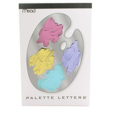 Mead Palette Letter 裝飾紙筆記本 15.2 x 22.8cm 120張入, 1個