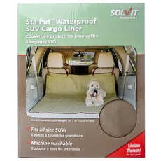 SOLVIT PRODUCTS Star-Foot 防水 SUV Cargo Liner 狗汽車座椅, 棕色的