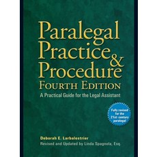 (英文圖書) Paralegal Practice & Procedure: A Practical Guide for the Legal Assistant 平裝版, Prentice Hall Press, 英文