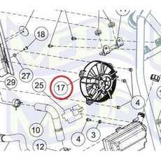 MEDE JAWA 42 BOBBER 20年後 原廠零件 散熱器 水箱風扇