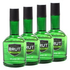 BRUT 男款經典氣味香精, 207ml, 4個