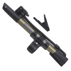 Panaracer PA迷你落地自行車打氣筒含底座, 1個, 黑色 + 青銅色