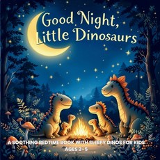 (英文圖書)Good Night Little Dinosaurs: A Soothing Bedtime Book with Sleepy Dinos for Kids... 平裝版, Independently Published, 英文
