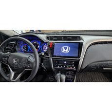 本田CITY 14-20年 10吋安卓機專用 百變機套框 全新升級車載系統, ADAS夜視前後雙錄行車紀錄器+64G卡,安卓機配件