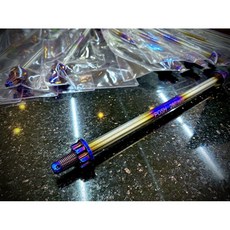 POSH 鈦合金前輪芯（防鬆螺母）280/300mm 原色/燒色彩鈦 機車改裝精品