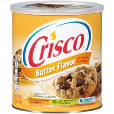 Crisco 起酥油 奶油風味, 1個, 1.36kg