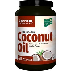 Jarrow FORMULAS 烹飪料理椰子油, 1個, 946毫升