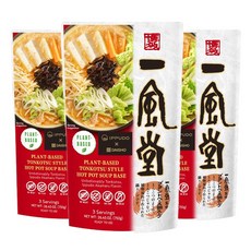 Ippudo Plant Based火鍋湯底 豚骨風味, 3個, 750g