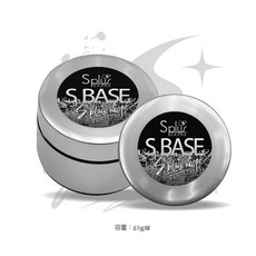 【Splus (S )】日本製造罐裝底膠，免固定劑美甲底膠，持久不傷甲，專業級美甲體驗, 1個, 25g, 透明