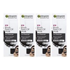 GARNIER 卡尼爾 木炭面膜 50ml, 4個, 1個