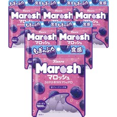 Kanro 甘樂 Marosh 棉花糖口感軟糖 葡萄汽水口味, 6包, 50g