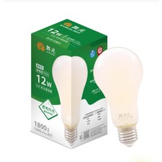 舞光 12W奶白燈絲燈, 白色的, 10個