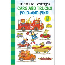 (英文圖書)Richard Scarry's Cars and Trucks Fold-And-Find! 精裝版, Random House Books for Youn..., 英文