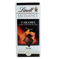 Lindt 瑞士蓮 焦糖海鹽黑巧克力, 1片, 100g