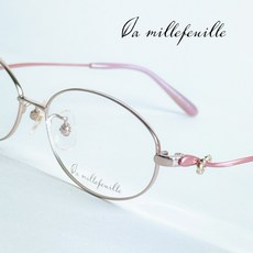 La millefeuille 日本拉米勒 純鈦眼鏡框 MLF-119, 粉色