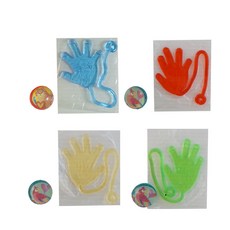 黏手玩具(吊)(單入/隨機出貨)【九乘九文具】懷舊童玩 傳統童玩 四色 流星錘 粘粘手 黏黏手 整人玩具 過年玩具, 單規格