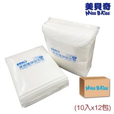 美貝奇產褥護理尿布墊箱購 (65x90cm 10入x12包) 產婦看護墊/產後護理墊, 65x90cm, 10