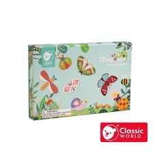 【德國 classic world 客來喜經典木玩】 磁性遊戲盒-昆蟲世界 40056, 單一規格, Multicolor