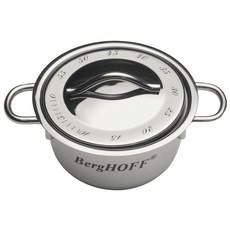 BergHOFF 貝高福 廚房烹飪計時器 9.5cm, 1個, 不銹鋼