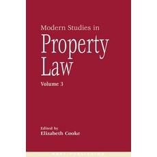 Modern Studies in Property Law: Volume 3 精裝版, Bloomsbury Publishing PLC, 英文