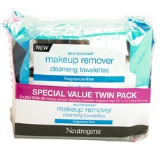 Neutrogena 露得清 卸妝棉 19*18.5cm, 25張, 2包