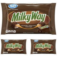 Milky Way 奶油焦糖巧克力, 3個, 301.9g