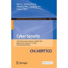 (英文圖書) Cyber Security: 19th China Annual Conference Cncert 2022 Beijing China August 16-17 2022... 平裝版, Springer, 英文