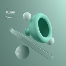 矽膠拍痰杯, 綠, 1個, 7.5ml