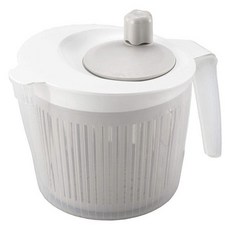 YOSHIKAWA 吉川 Kitchen Basic蔬菜脫水器, 1個, 白+灰