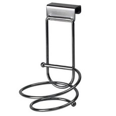 SPECTRUM MyBella 櫥櫃折疊式吹風機支架 吹風機衣架, 1個, 不銹鋼