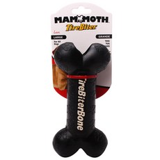 MAMMOTH 輪胎咬骨狗玩具 L, 1個, 黑色的