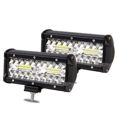 汽車霧燈 120W 工作燈 霧燈 照地燈 12v led 側燈 邊燈 大貨車燈 汽車照地燈 貨車, 1個, 120W(12V)白光