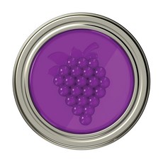 JARWARE 果凍果醬蓋 葡萄, 1個