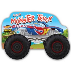 (英文圖書)Hot Wheels: I Am a Monster Truck: A Board Book with Wheels Board Books, Buzzpop, 英文, 硬頁書