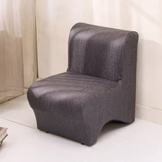 BuyJM台灣製貓抓皮兒童沙發椅 耐磨L型小沙發 45cm高造型椅 兒童穿鞋椅 單人沙發-2色可選, 灰色