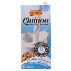 Suzie's 有糖藜麥植物奶 香草口味, 1瓶, 1L