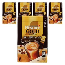 NESCAFE 雀巢咖啡 金牌拿鐵沖泡包 8包入, 5個