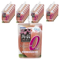 ORIHIRO 零卡蒟蒻果凍即飲包 水蜜桃口味, 24個