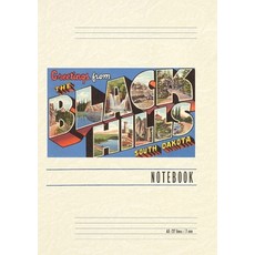 (英文圖書) Vintage Lined Notebook Greetings from the Black Hills 平裝版, Found Image Press, 英文